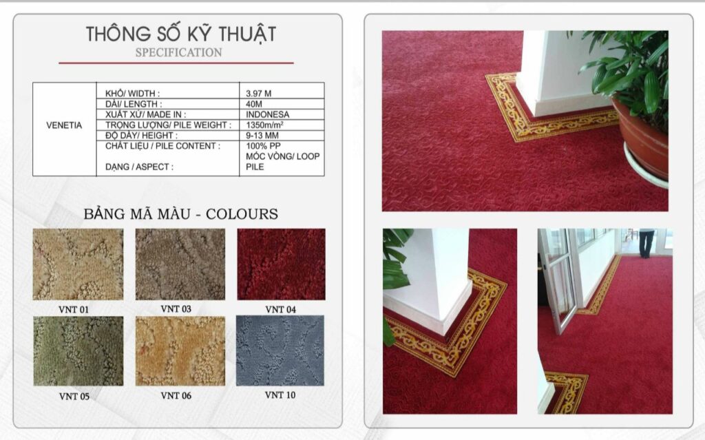 Thảm lót sàn văn phòng bình dương, thảm trải sàn bình dương