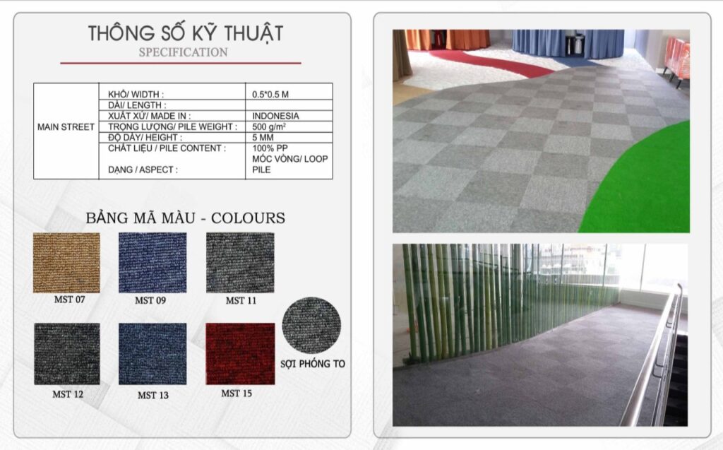 Kho thảm lót sàn Bình Dương, tổng kho thảm trải sàn