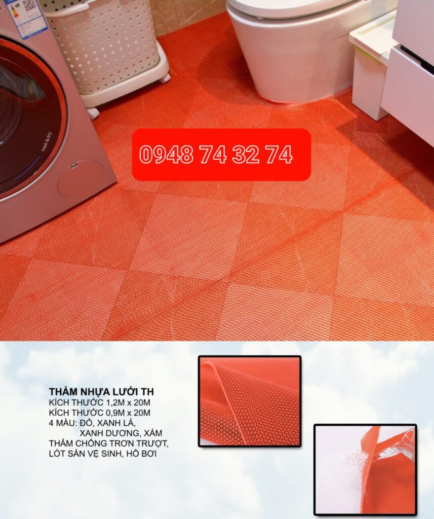 Thảm nhựa lối đi chịu nước, chống trơn trượt