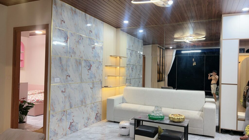 Thi công nhựa PVC ốp tường giá rẻ tại Bình Dương