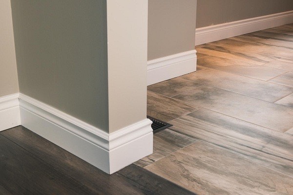 Len chân tường nhựa Bình Dương - Chỉ phào chân tường vân gỗ
